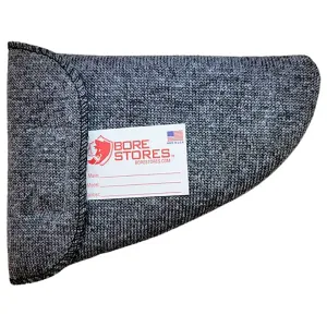 Bore Stores Silicone-Treated Derringer, Small Pistol Case 5" Gray