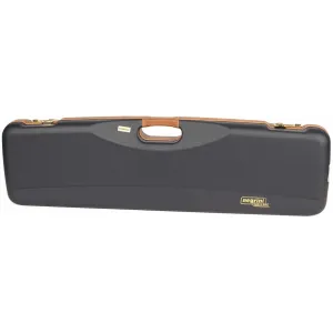 Negrini 1605 Hunting Shotgun Case 30.5" Navy/Tan Leather