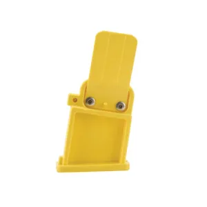Boonie Packer Safety Magwell Bolt Block with Ejection Port Flag AR-15 Yellow
