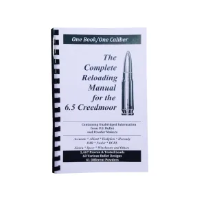 Loadbooks USA 6.5 Creedmoor Reloading Manual