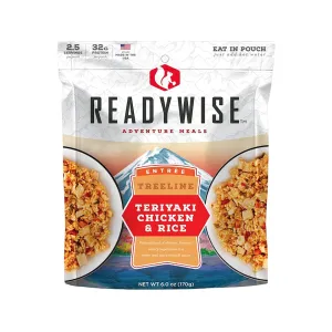 ReadyWise Treeline Teriyaki Chicken & Rice Freeze Dried Food