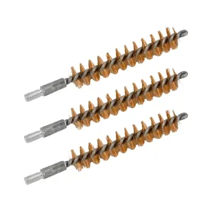 Bore Tech Rifle Cleaning Brush 375 Caliber 8 x 32 Thread Bronze 3PK