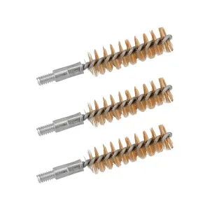 Bore Tech Bronze Pistol Bore Brush .40/.41/10mm 8-32 Threads 3PK