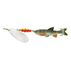Mepps Comet Mino Inline Spinner 5" with Perch Mino Silver Blade 1/2 oz