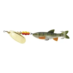 Mepps Comet Mino Inline Spinner 3" with Perch Mino Silver Blade 7/16 oz