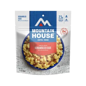Mountain House Scrambled Eggs with Uncured Bacon Gluten Free Freeze Dried Food