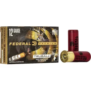Federal Premium Vital-Shok 12 Gauge Deep Penetrator Hollow Point Rifled Slug 2-3/4" 1oz Case of 250 (50 Boxes of 5)