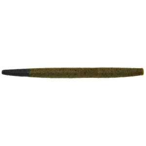 Berkley PowerBait MaxScent The General Worm 5 Green Pumpkin/Black