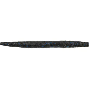 Berkley PowerBait MaxScent The General 5 Worm Black Blue Fleck