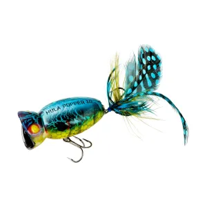 Arbogast Hula Popper 2.0 Topwater Blue Kill