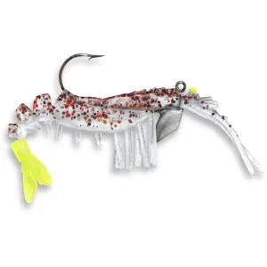Egret Baits Vudu Shrimp Jumbo Swimbait 4 Cajun Pepper/Chartreuse