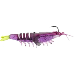 Strike King Tidal Shrimp 4.25" Purple Firetiger
