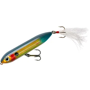 Heddon Feather Super Spook Jr Topwater Wounded Shad