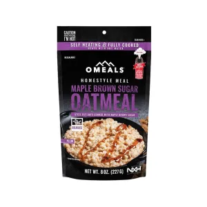 OMEALS Maple Brown Sugar Oatmeal Self Heating Meal