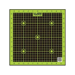 MidwayUSA Sight In Adhesive Reactive Target 12" 15PK