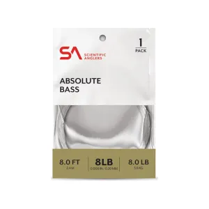 Scientific Anglers Absolute Bass Leader 10Lb 8'