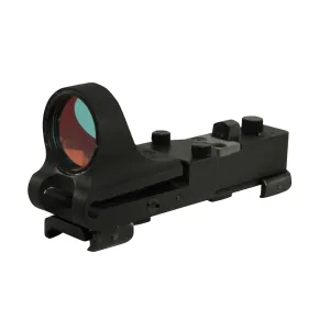 C-More Railway Reflex Red Dot Sight 6 MOA Red Dot with Click Switch and Integral Picatinny Mount Aluminum Matte Black