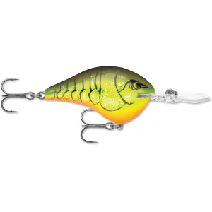 Rapala DT 8 Crankbait Chartreuse Rootbeer Craw