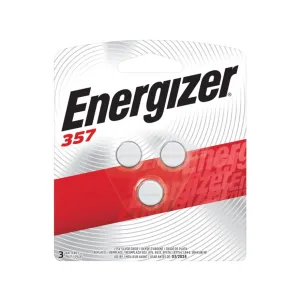 Energizer 357 1.55 Volt Battery Silver Oxide 3PK