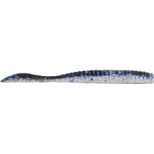 Berkley PowerBait MaxScent Flat Worm 3.6 Black Shiner
