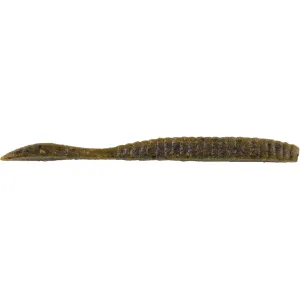 Berkley PowerBait MaxScent Flat Worm 3.6 Green Pumpkin