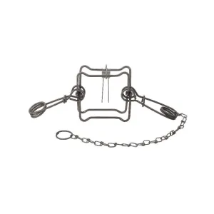 Duke #120 Body Grip Trap Steel Silver