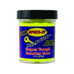Spike-It Jig-N-Coat Powder Lure Paint Yellow Chartreuse