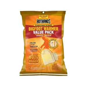 Hothands Bigfoot Warmer Pack of 5 Pair