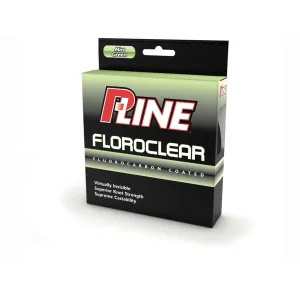 P-Line Floroclear Fluorocarbon Coated Fishing Line 8lb 300yd Mist Green