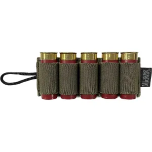 MidwayUSA Shotgun Card with Adhesive Hook & Loop Attachment 5-Round Olive Drab