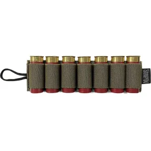 MidwayUSA Shotgun Card with Adhesive Hook & Loop Attachment 7-Round Olive Drab
