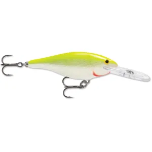 Rapala Shad Rap 08 Crankbait Silver Fluorescent Chartreuse