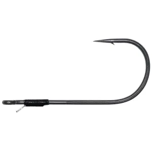 Owner Jungle Flipping Hook - 4X-Strong Hook #3/0 Silky Gray 5PK
