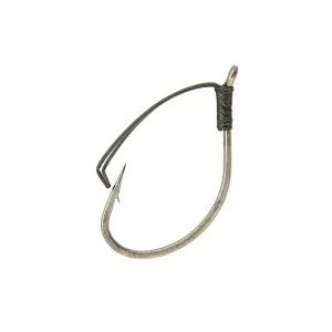 Gamakatsu Weedless Drop Shot/Split Shot Bait Hook #1/0 Black 5PK