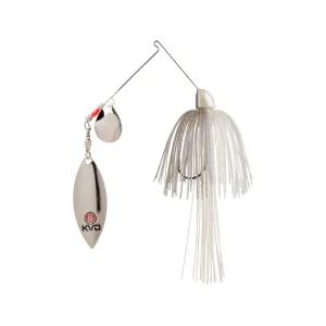 Strike King KVD Finesse Tandem Spinnerbait 3/8oz Blue Gizzard Nickel