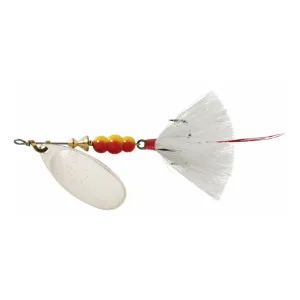 Mepps Aglia Dressed Inline Spinner 1/3oz White Tail Silver Blade