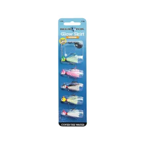Blue Fox Glow Skirt Spinner Kit 1/16 oz