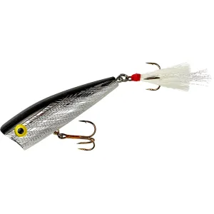 Rebel Magnum Pop-R Topwater Silver Black