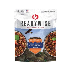 ReadyWise Basecamp Four Bean & Vegetable Soup Freeze Dried Food 2.5 Servings