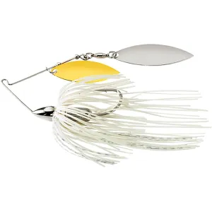 War Eagle Screamin Eagle Nickel Frame Double Willow Spinnerbait 1/2oz White Silver