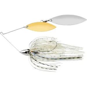 War Eagle Nickel Frame Double Willow Spinnerbait 1/2oz Blue Shad Gold/Nickel
