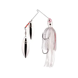 Strike King Premier Plus Double Willow Spinnerbait 1/2oz Bleeding Shad Silver