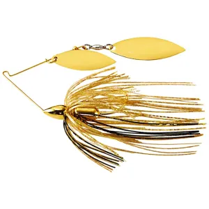 War Eagle Screamin Eagle Gold Frame Double Willow  Spinnerbait 1/2oz Gold Shiner