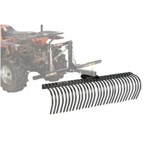 Kolpin DirtWorks ATV 60" Landscape Rake Steel Black