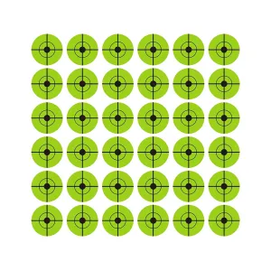 MidwayUSA Targets 1" Fluorescent Green 1008PK