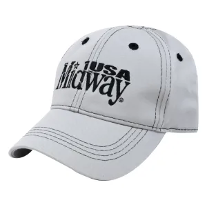 MidwayUSA Mens Hat Light Gray