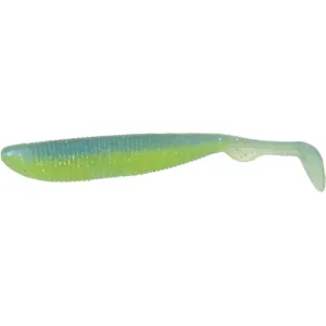 Duckett Baits BD Subtle Tail Swimbait 4.5" Chartreuse Blue Back