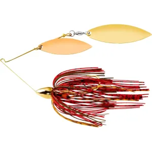 War Eagle Gold Frame Double Willow Spinnerbait 3/8oz Crawdad Gold