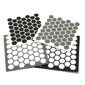Hexmag Grip Tape Die Cut Adhesive Hex Sheet Gray