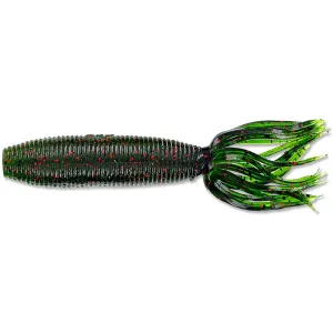 Yamamoto 4'' Fat Ika Grub Wtrmln/Blk&Red
